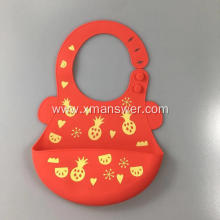 Waterproof Soft Silicone Baby Bib Baby Food Bib